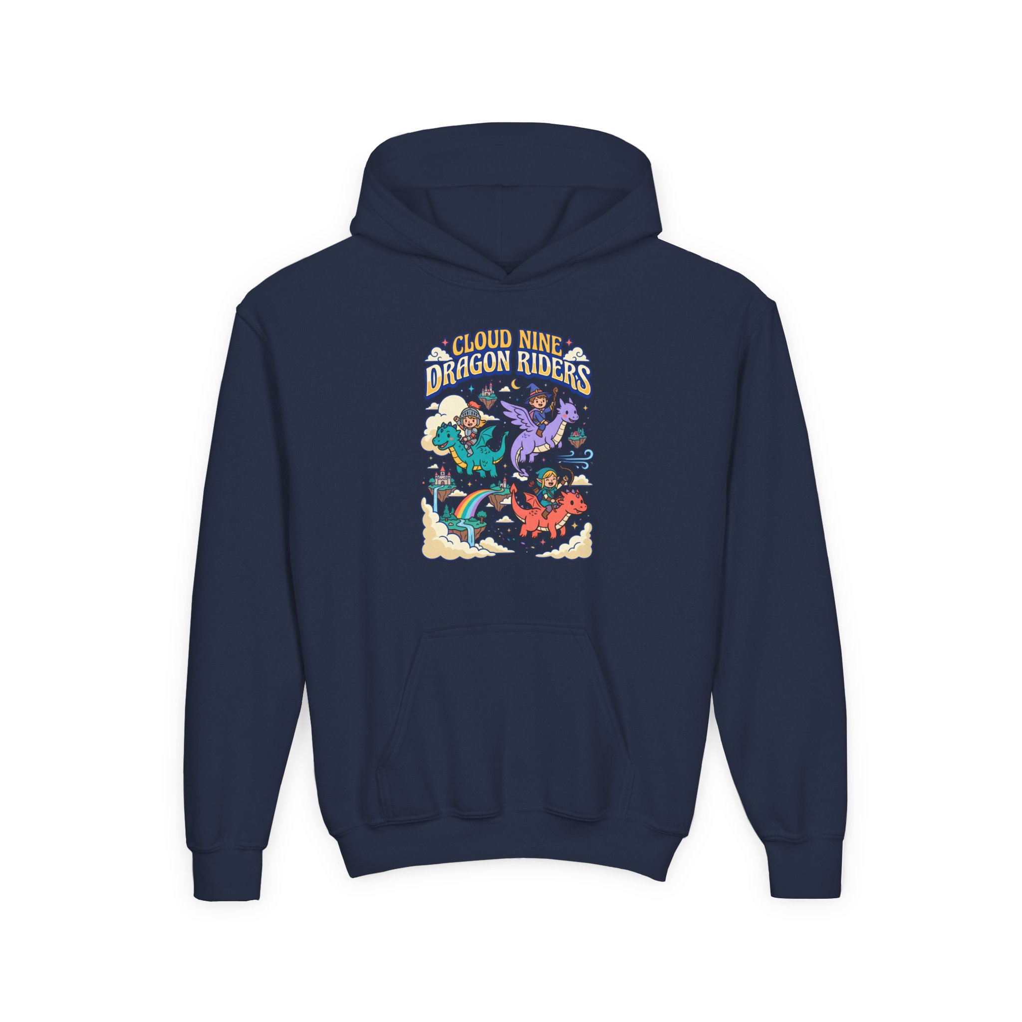 Youth Hoodie - Cloud Nine Dragon Riders Graphic - Image 5