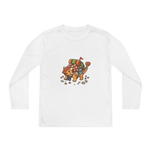 Kids Long Sleeve Tee — Ankylosaurus Adventure Gear Graphic