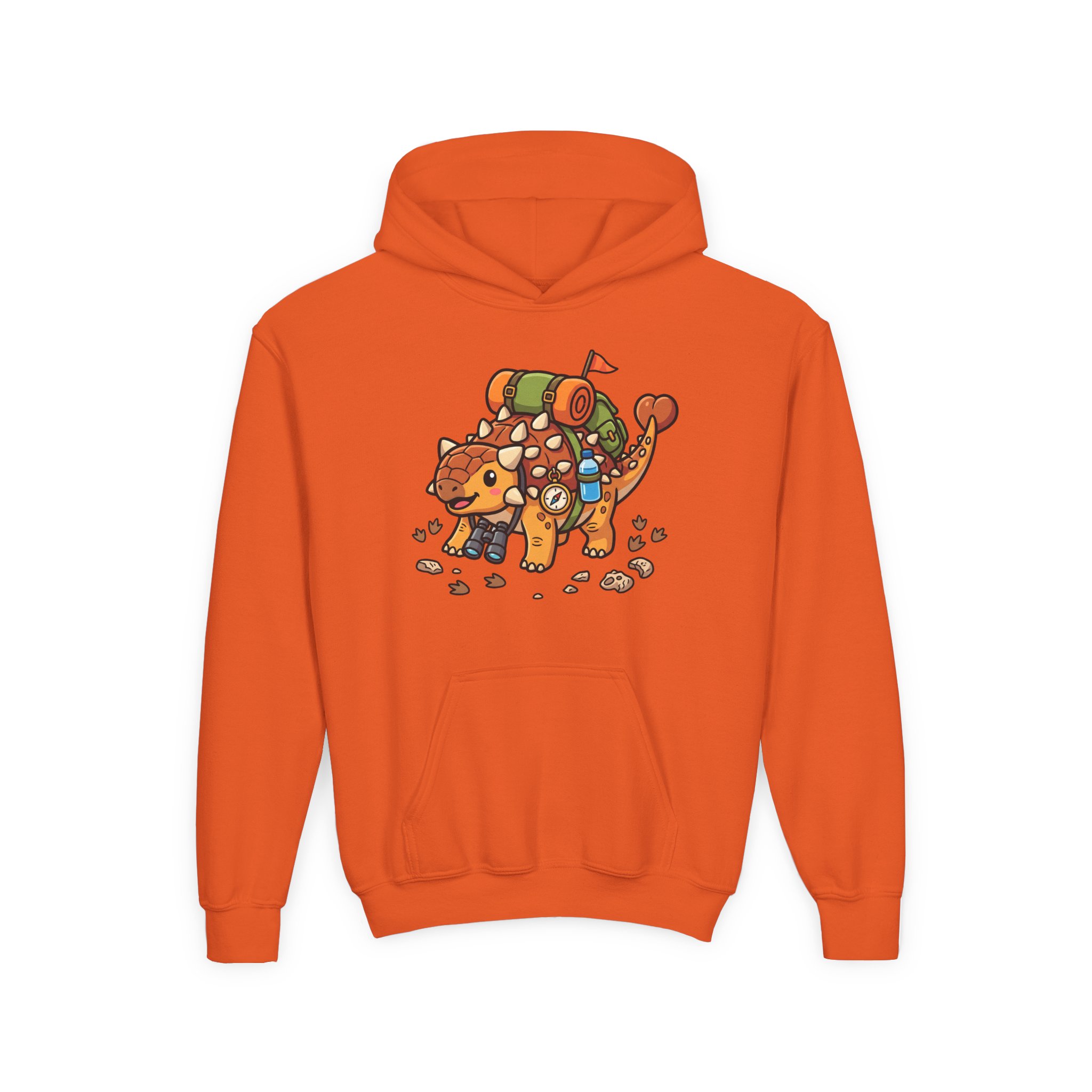 Kids Adventure Hoodie — Ankylosaurus Adventure Gear Graphic - Image 14