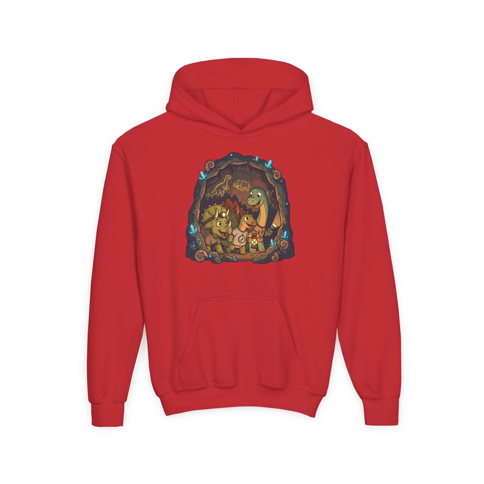 Youth Hoodie — Dino Cave Detectives Graphic - Image 6