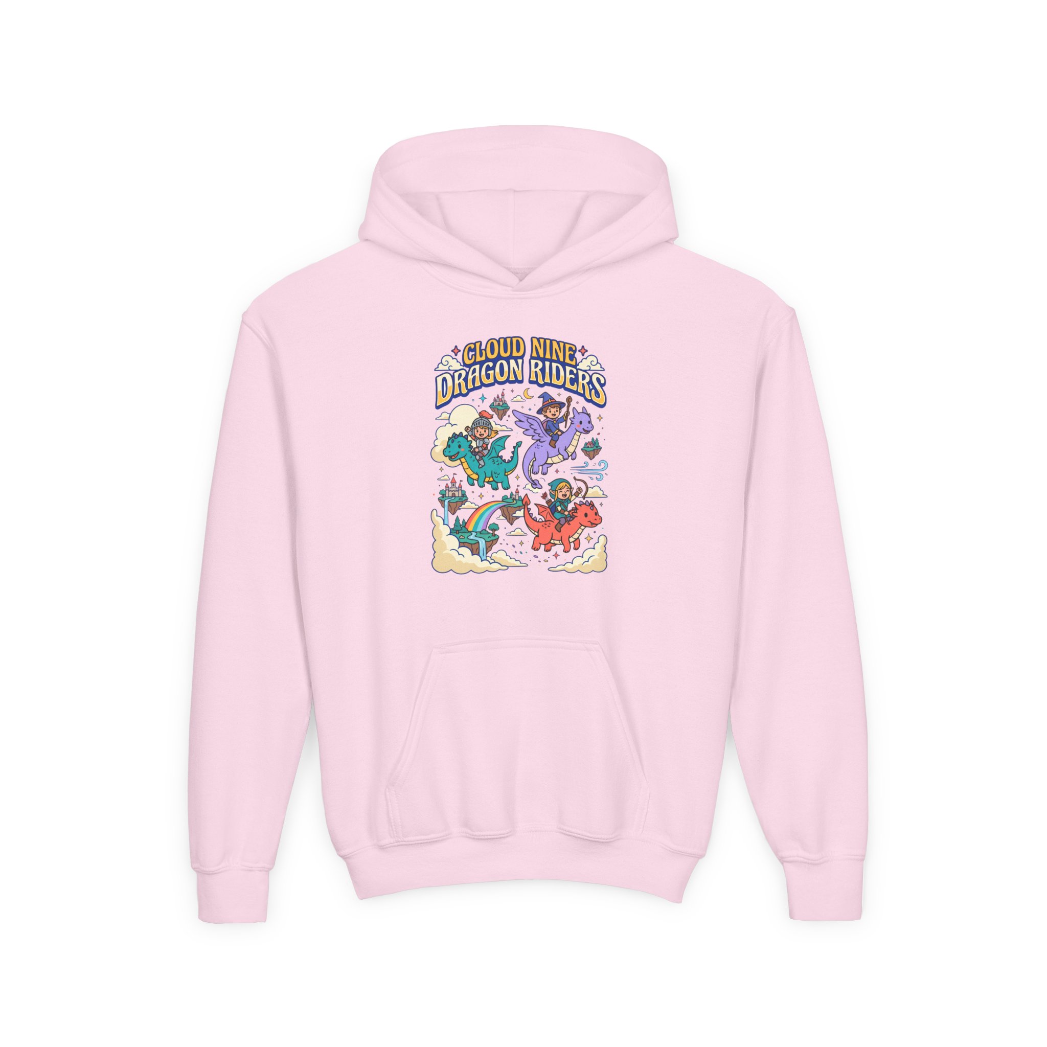 Youth Hoodie - Cloud Nine Dragon Riders Graphic - Image 6
