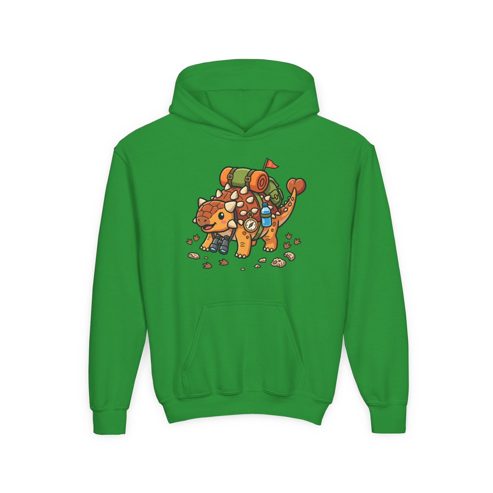 Kids Adventure Hoodie — Ankylosaurus Adventure Gear Graphic - Image 18