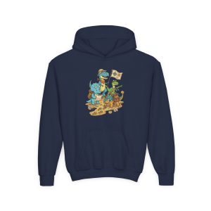 Kids Dinosaur Hoodie — The Dino Explorer Club Graphics