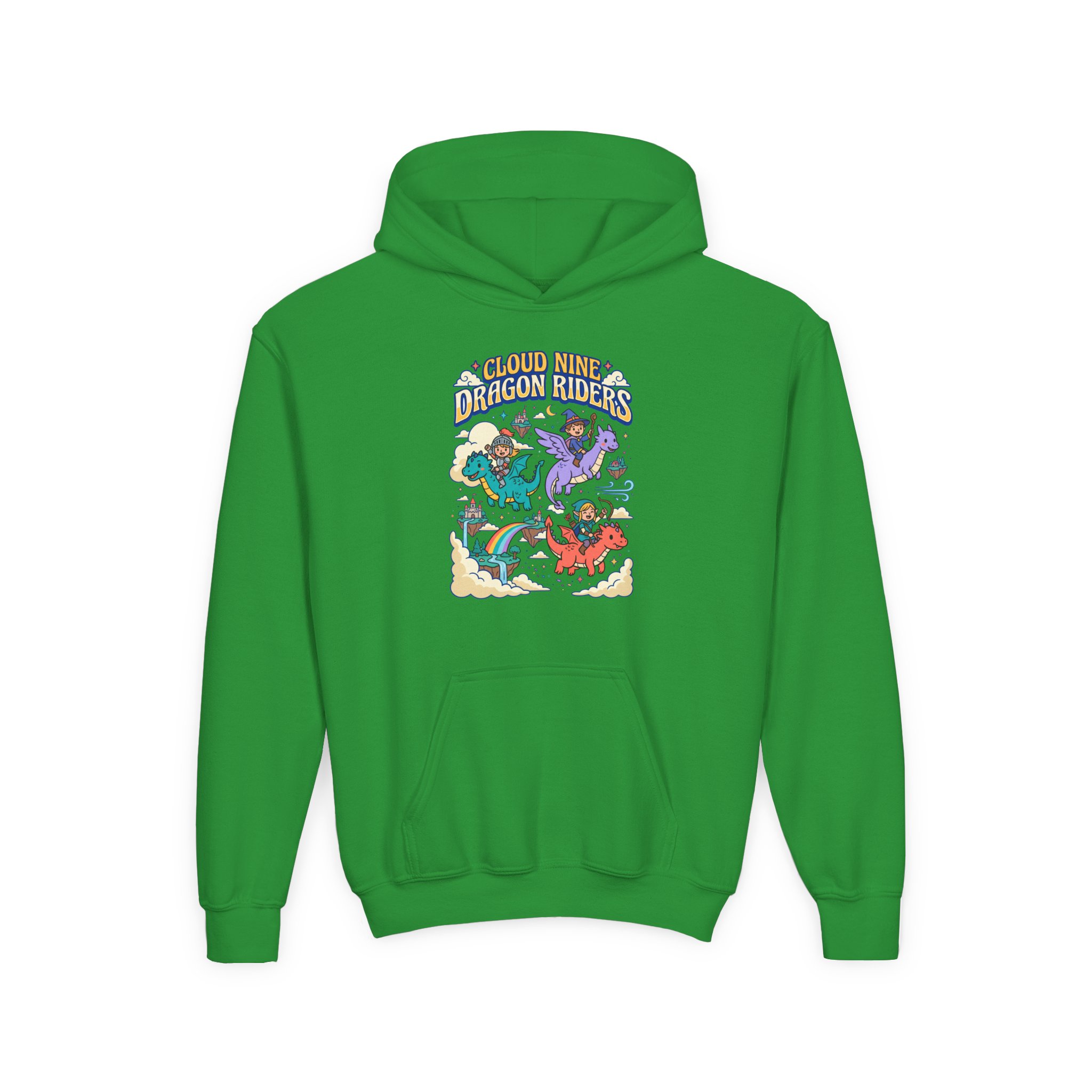 Youth Hoodie - Cloud Nine Dragon Riders Graphic - Image 4
