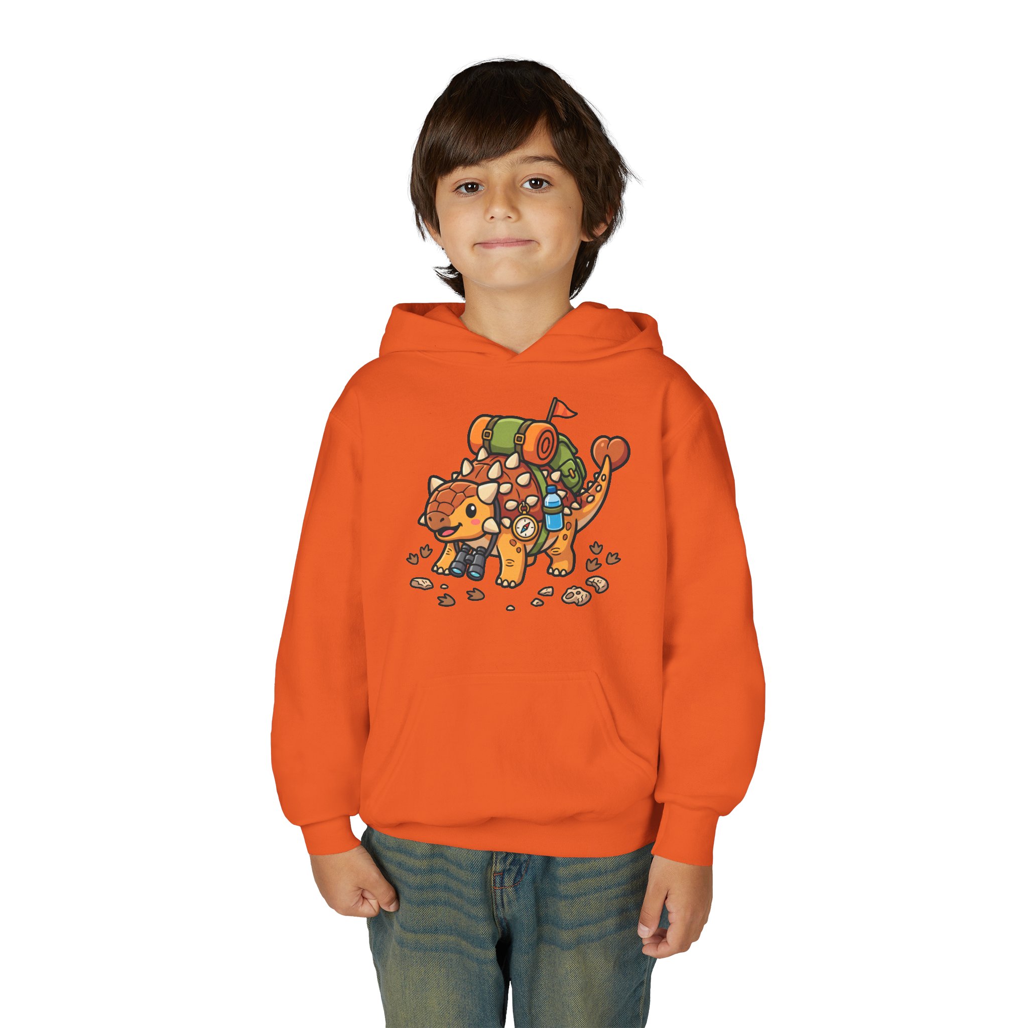 Kids Adventure Hoodie — Ankylosaurus Adventure Gear Graphic - Image 16