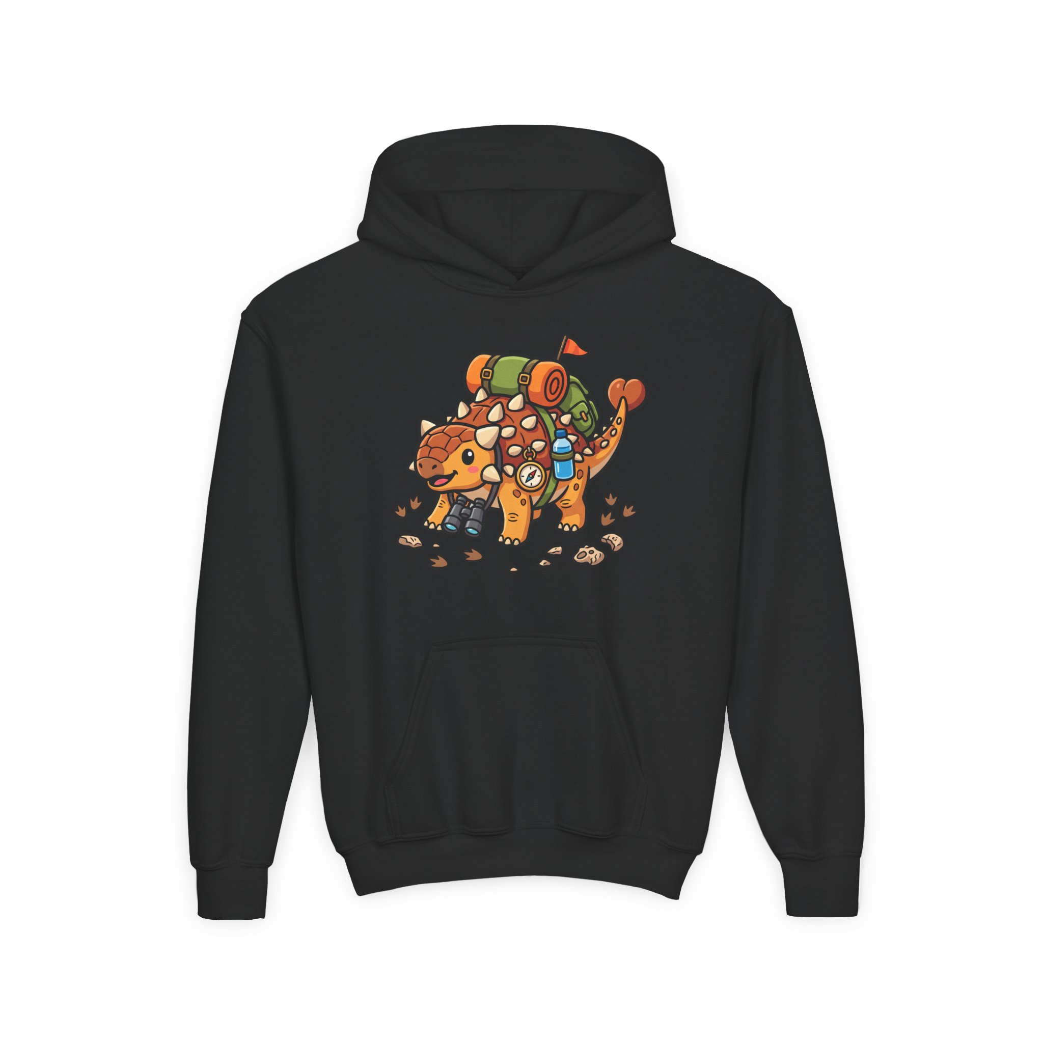 Kids Adventure Hoodie — Ankylosaurus Adventure Gear Graphic - Image 10