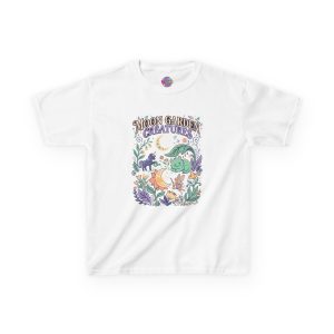 Kids T‑Shirt — Moon Garden Creatures Graphic