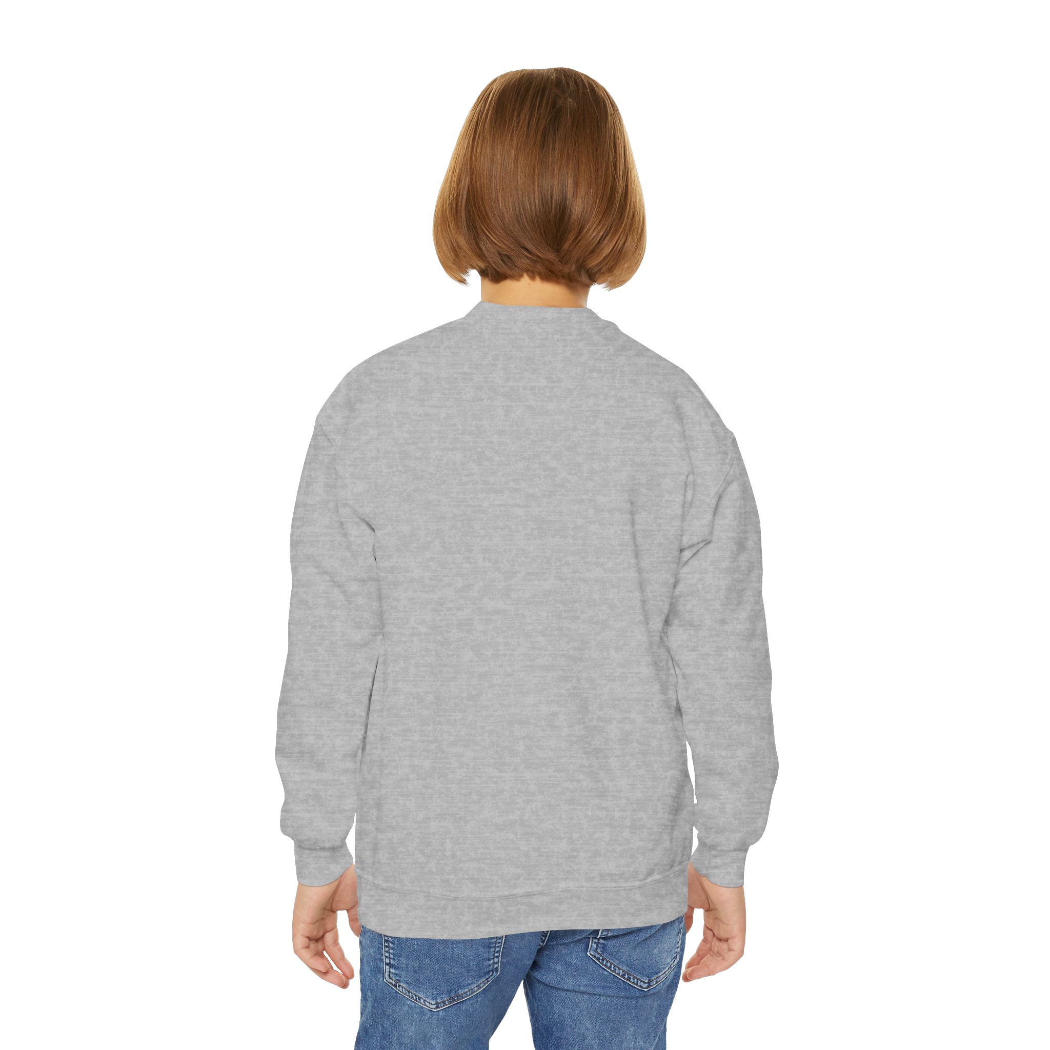 Youth Crewneck Sweatshirt — Ankylosaurus Adventure Gear Kids Pullover - Image 4