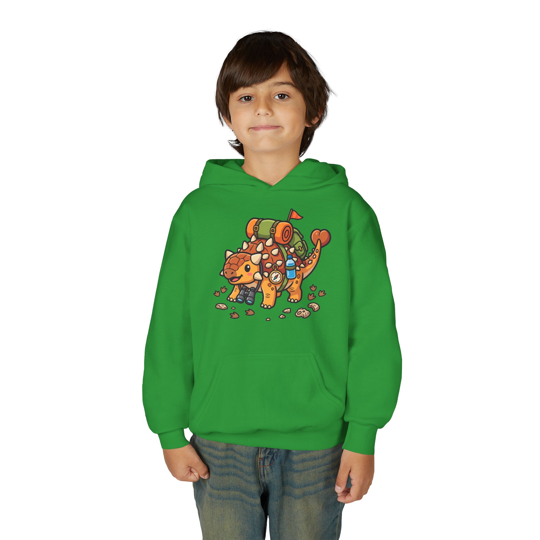 Kids Adventure Hoodie — Ankylosaurus Adventure Gear Graphic - Image 20