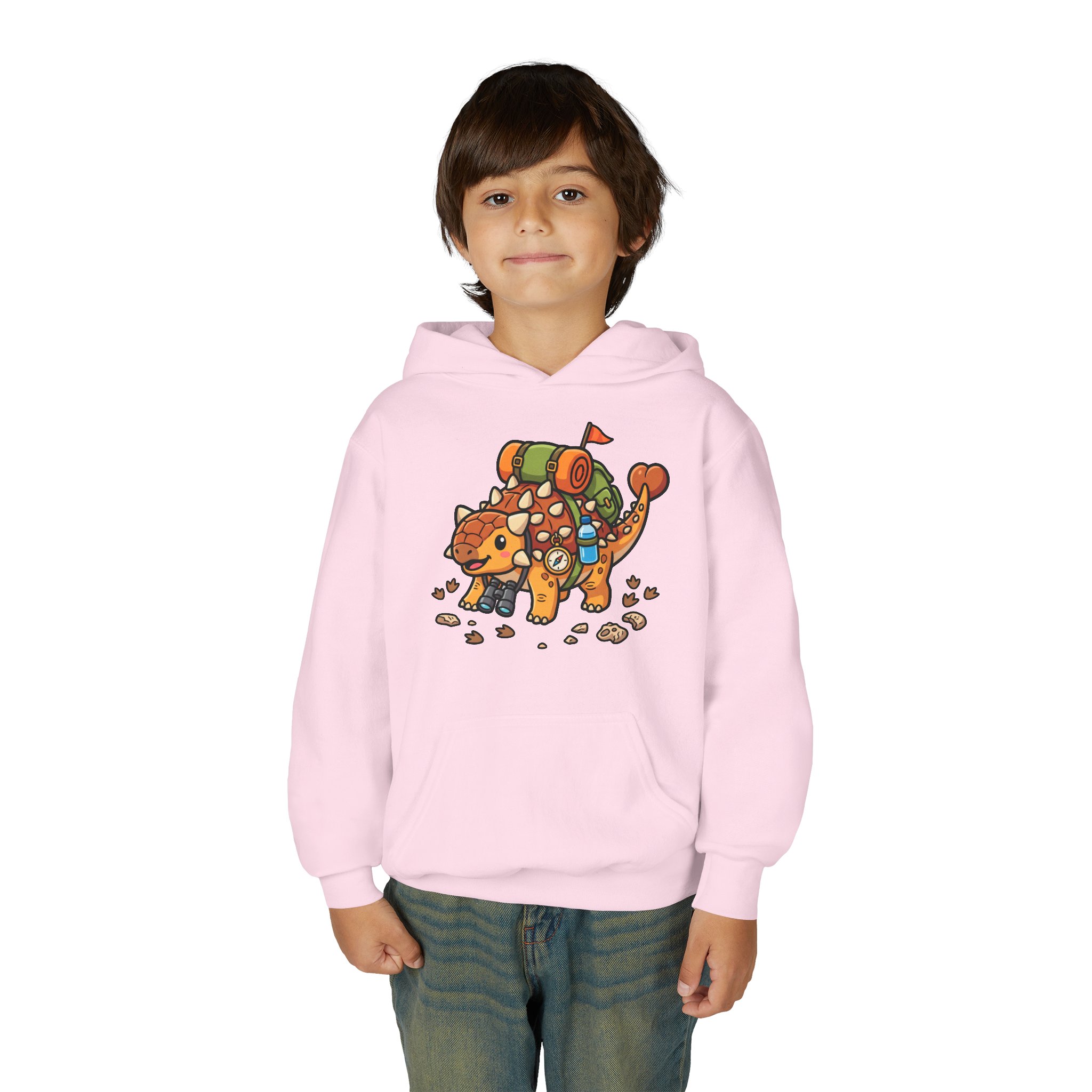 Kids Adventure Hoodie — Ankylosaurus Adventure Gear Graphic - Image 32