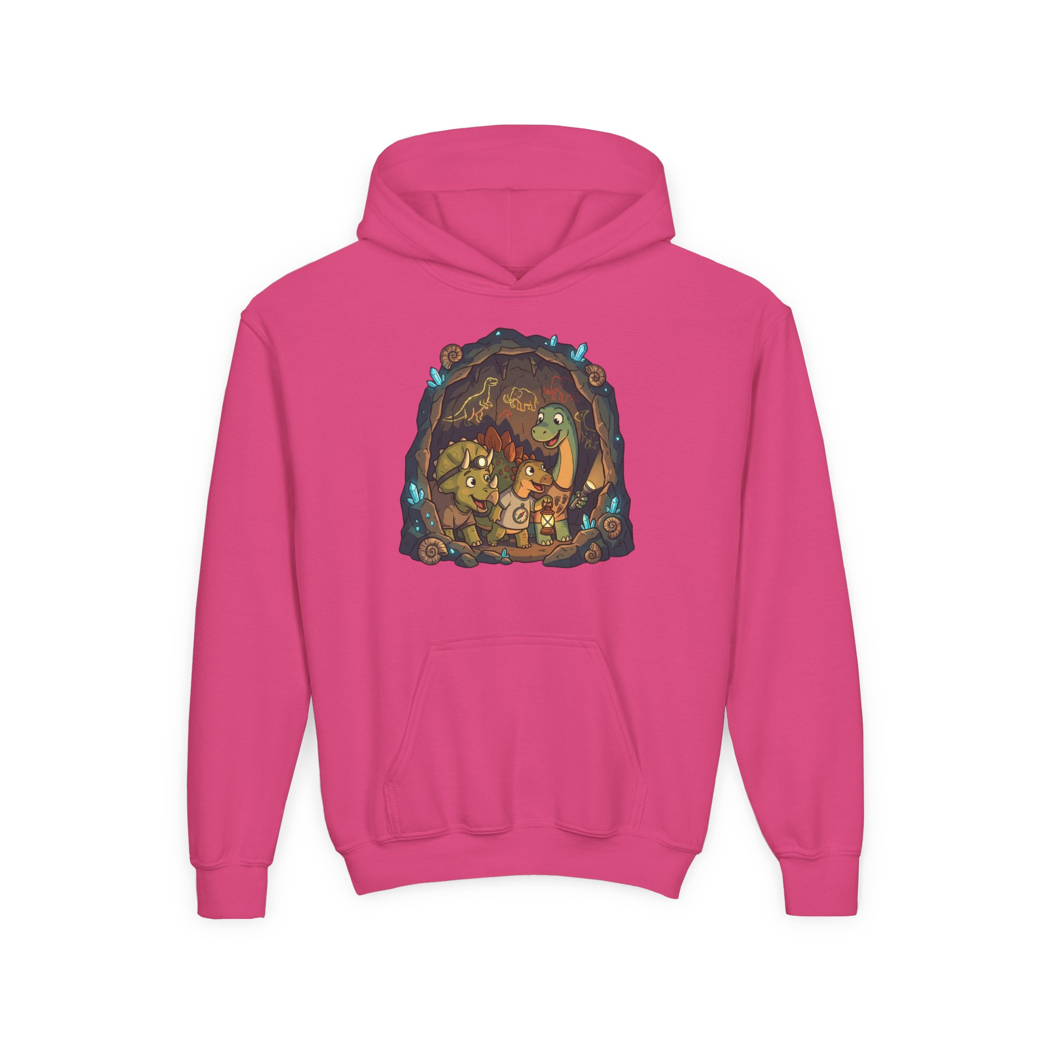 Youth Hoodie — Dino Cave Detectives Graphic - Image 5